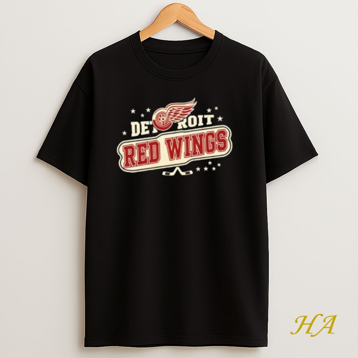 Official Detroit Red Wings Hockey Graphic T Shirt