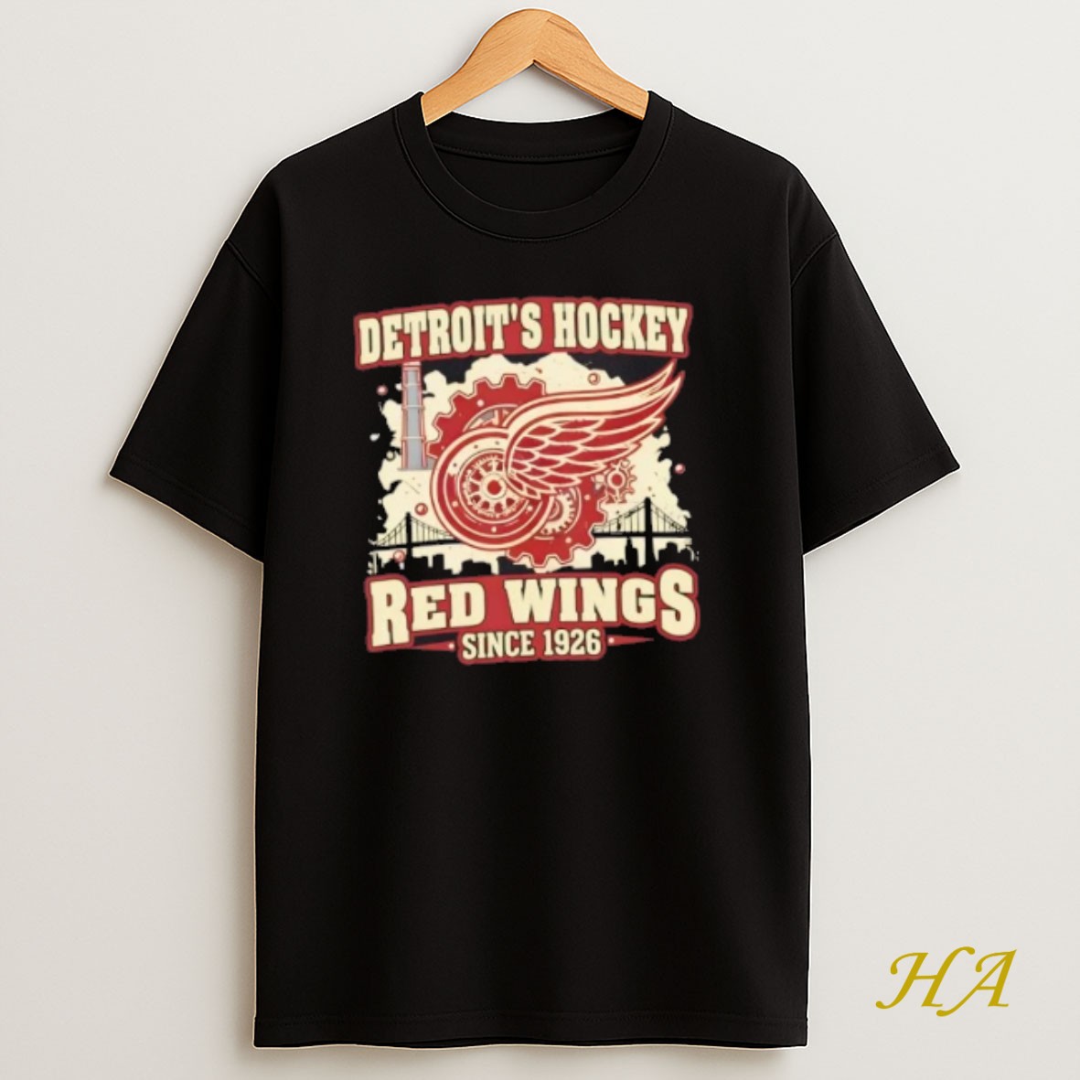 Official Detroit Red Wings Since 1926 Heritage T Shirt