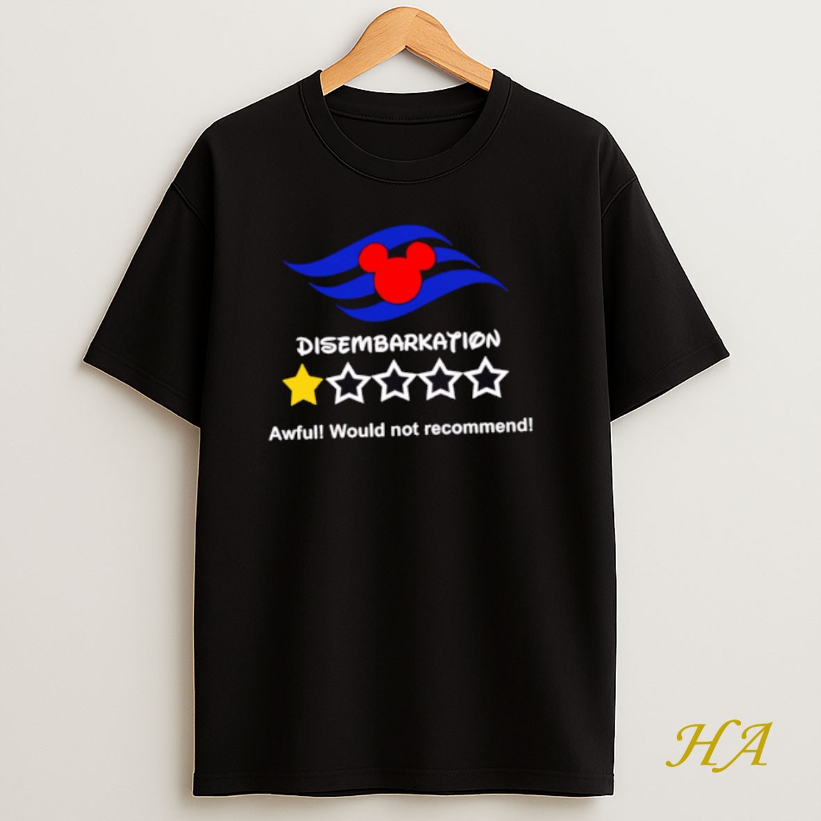 Official Disembarkation Awful Would Not Recommend Review T Shirt