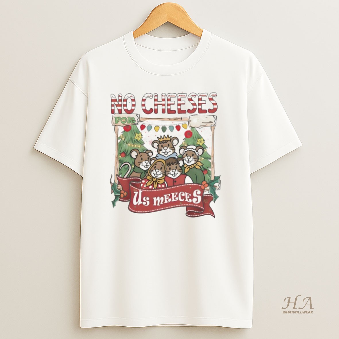 Official Disney Muppet Christmas Carol No Cheeses For Us Meeces Shirt