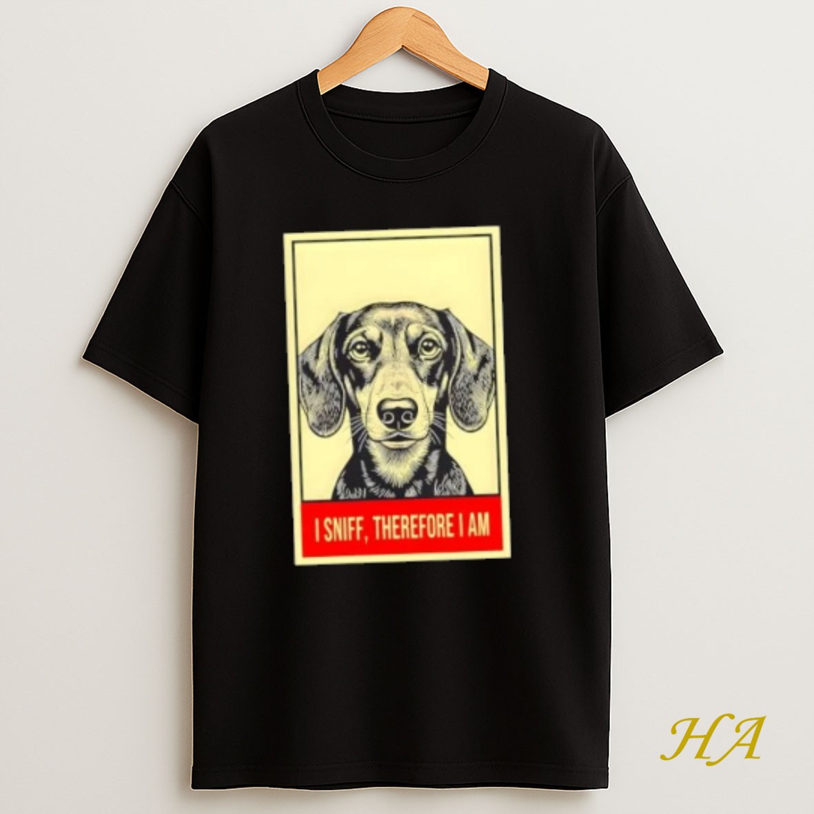 Official Dog I Sniff Therefore I Am T Shirt