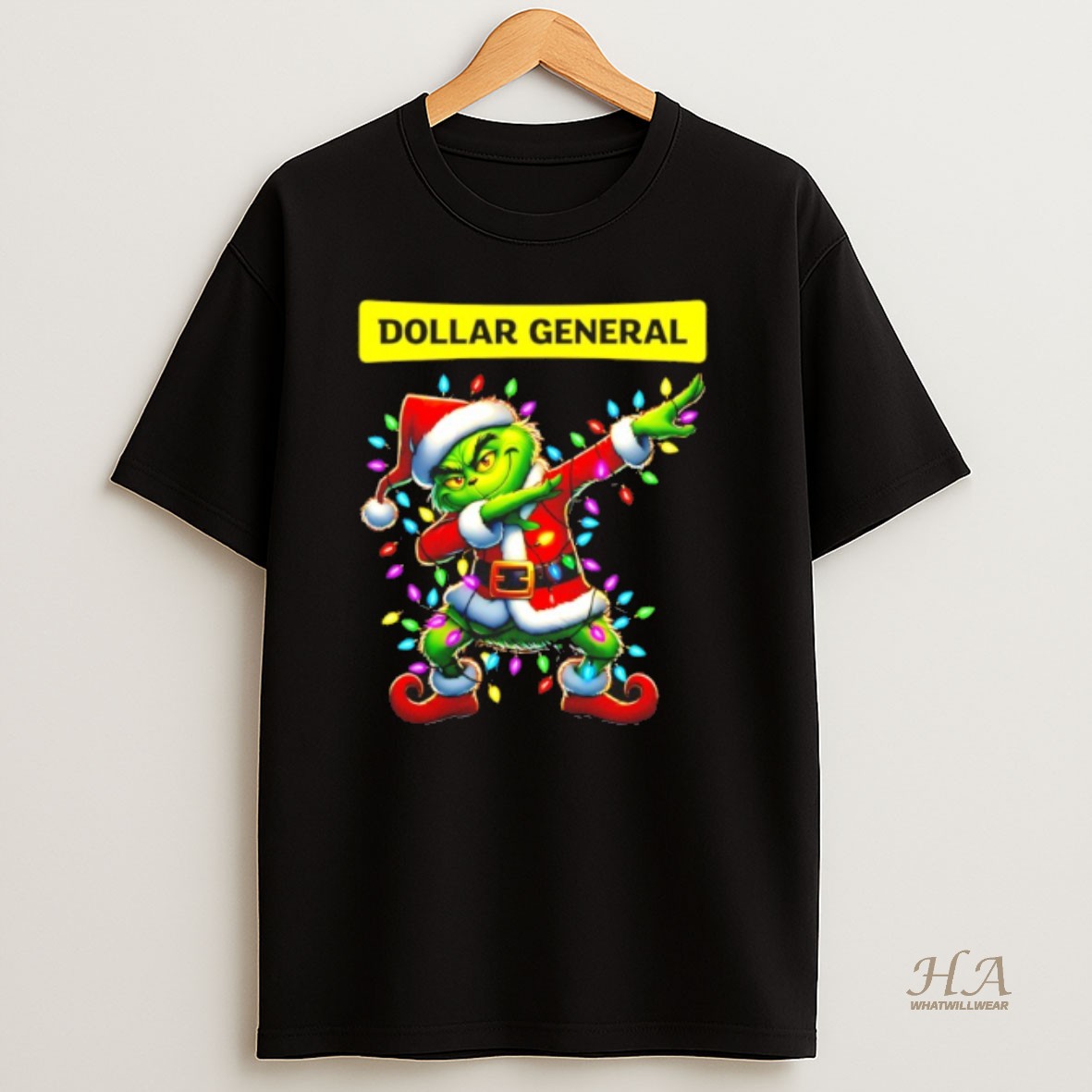 Official Dollar General X Grinch Dabbing Christmas 2025 Shirt