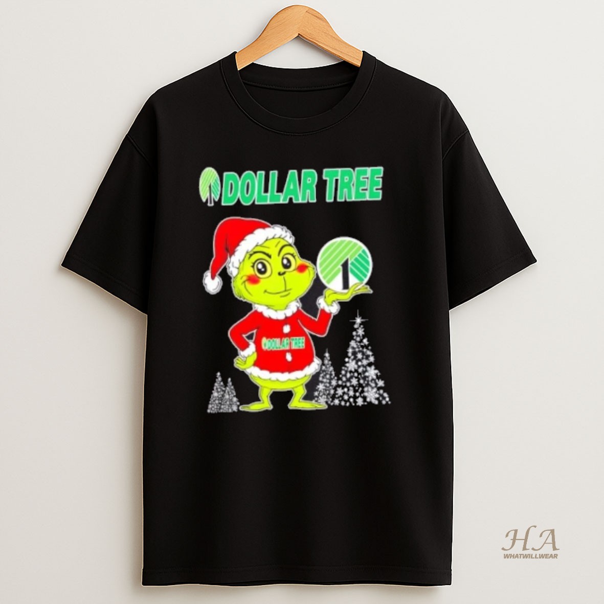 Official Dollar Tree And Grinchmas Merry Christmas Shirt