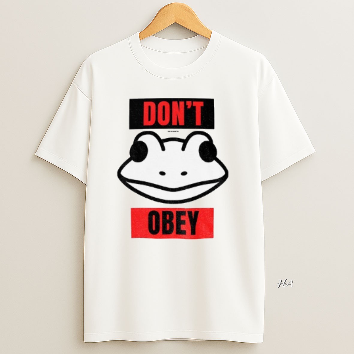Official Dont Obey Portland Frog Resistance T Shirt