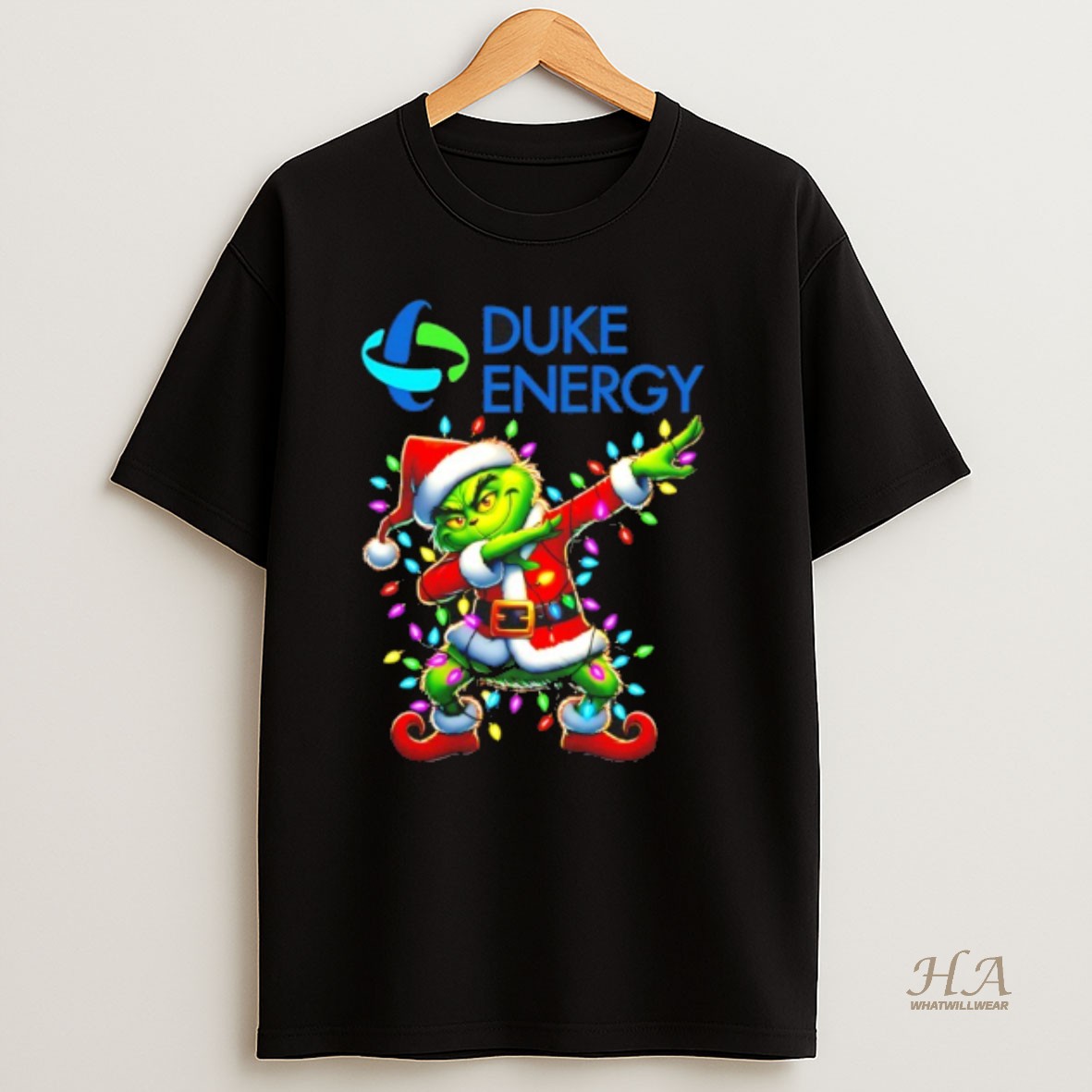 Official Duke Energy X Grinch Dabbing Christmas 2025 Shirt