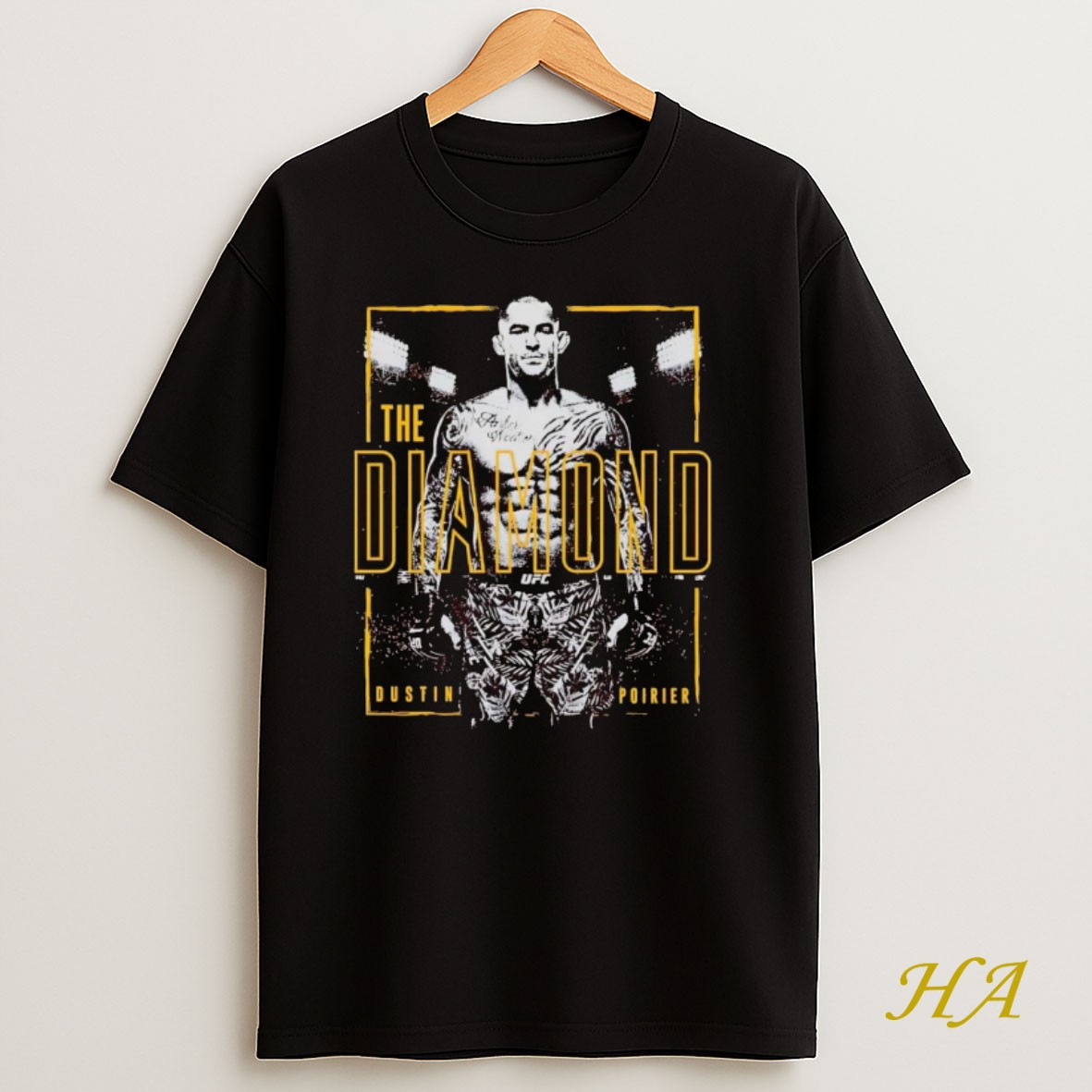 Official Dustin Poirier The Diamond Portrait T Shirt