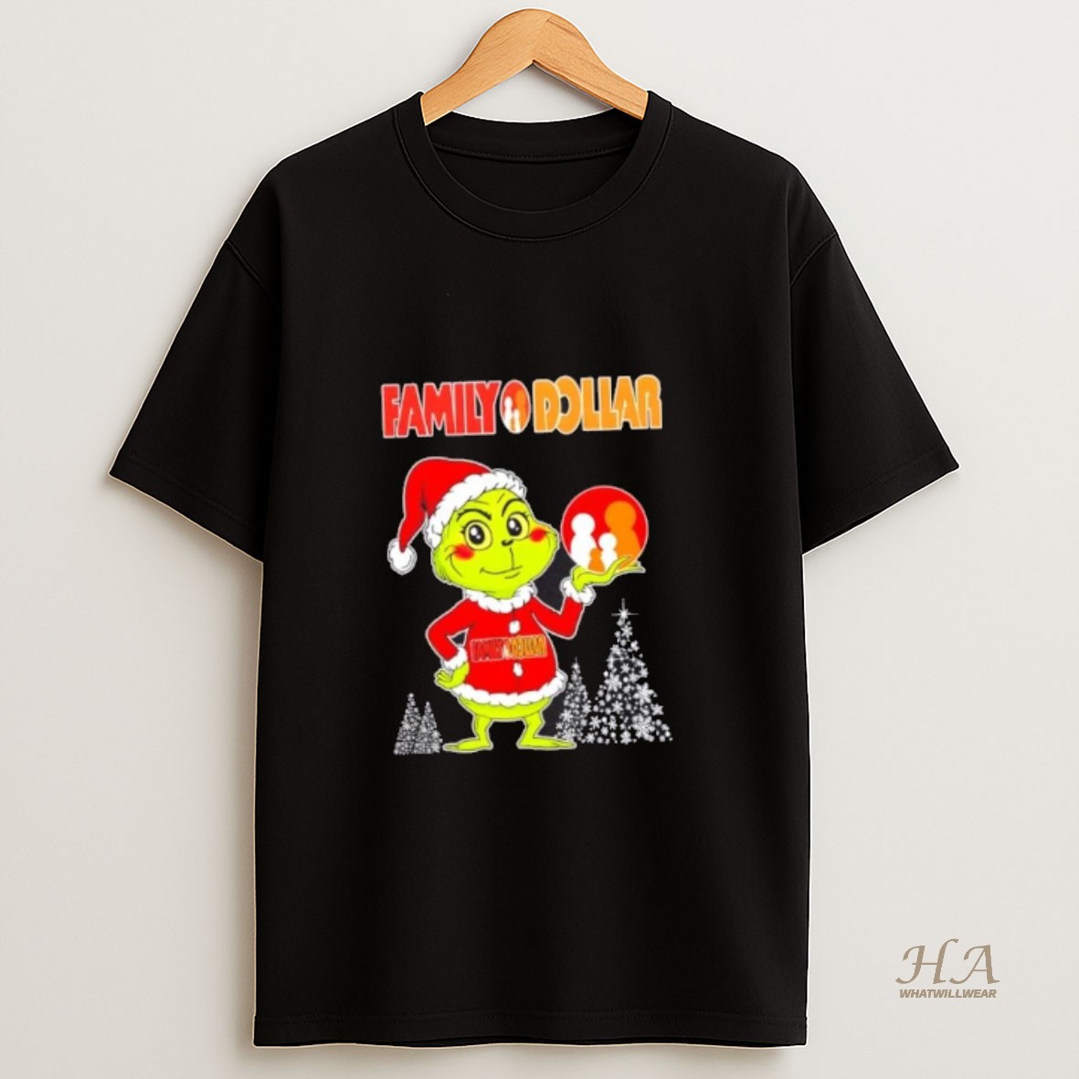 Official Family Dollar And Grinchmas Merry Christmas Shirt