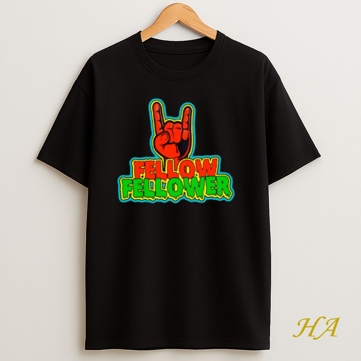 Official Fellow Fellower Hand Design T Shirt