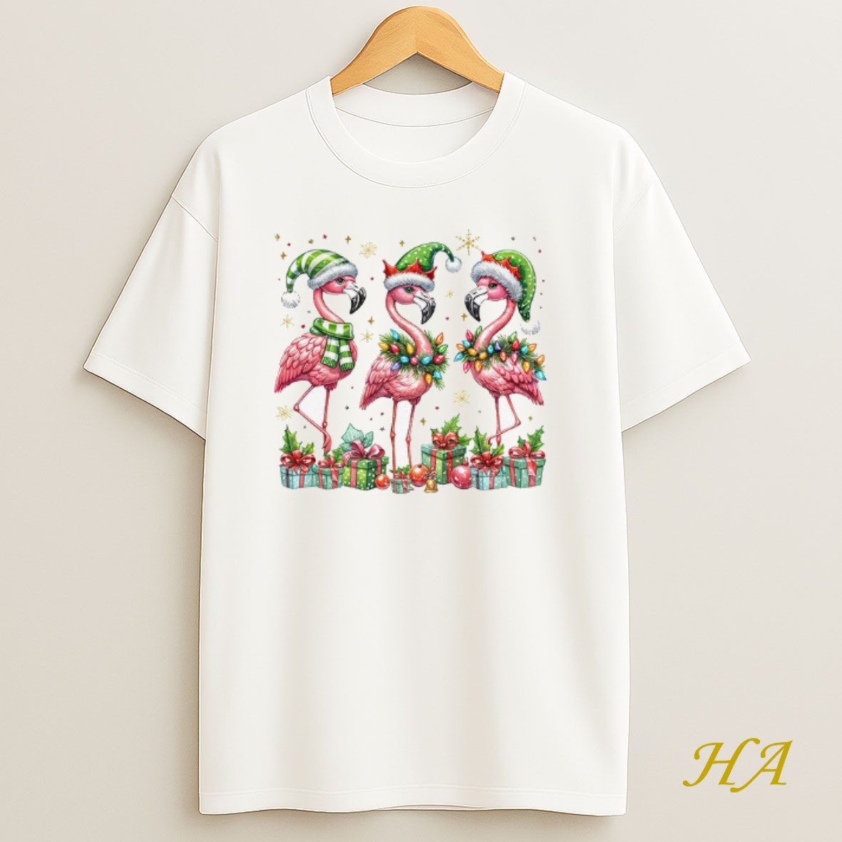 Official Festive Christmas Flamingo Holiday Animal Shirt