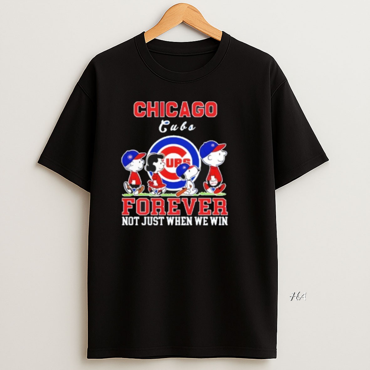 Official Forever Chicago Cubs Snoopy And Peanuts Forever Not Just When We Win T Shirt