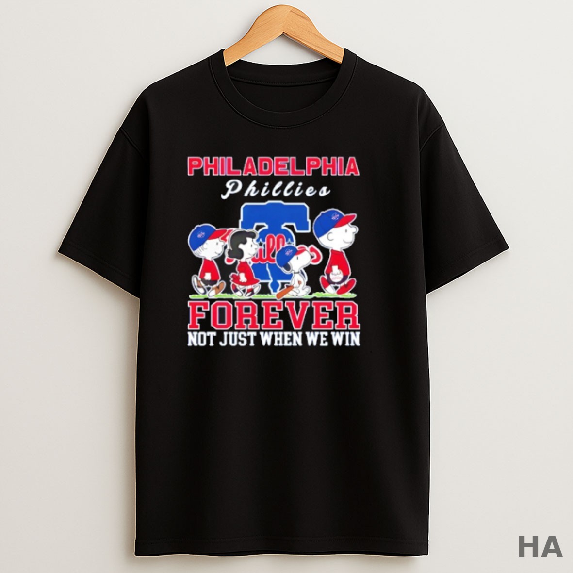 Official Forever Philadelphia Phillies Snoopy And Peanuts Forever Not Just When We Win T Shirt