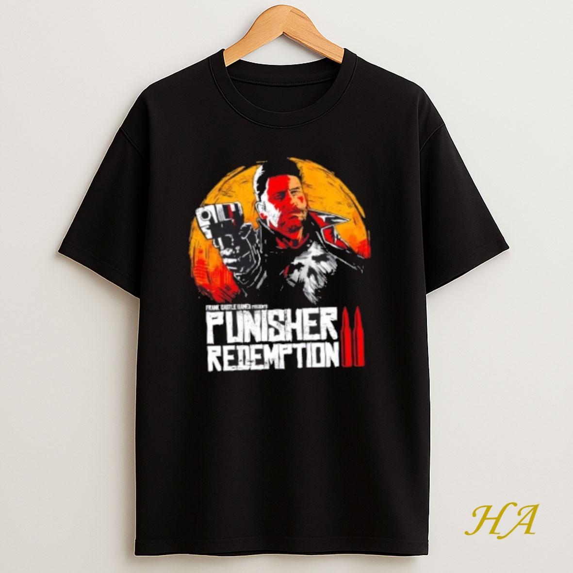Official Frank Castle Punisher Redemption T Shirt