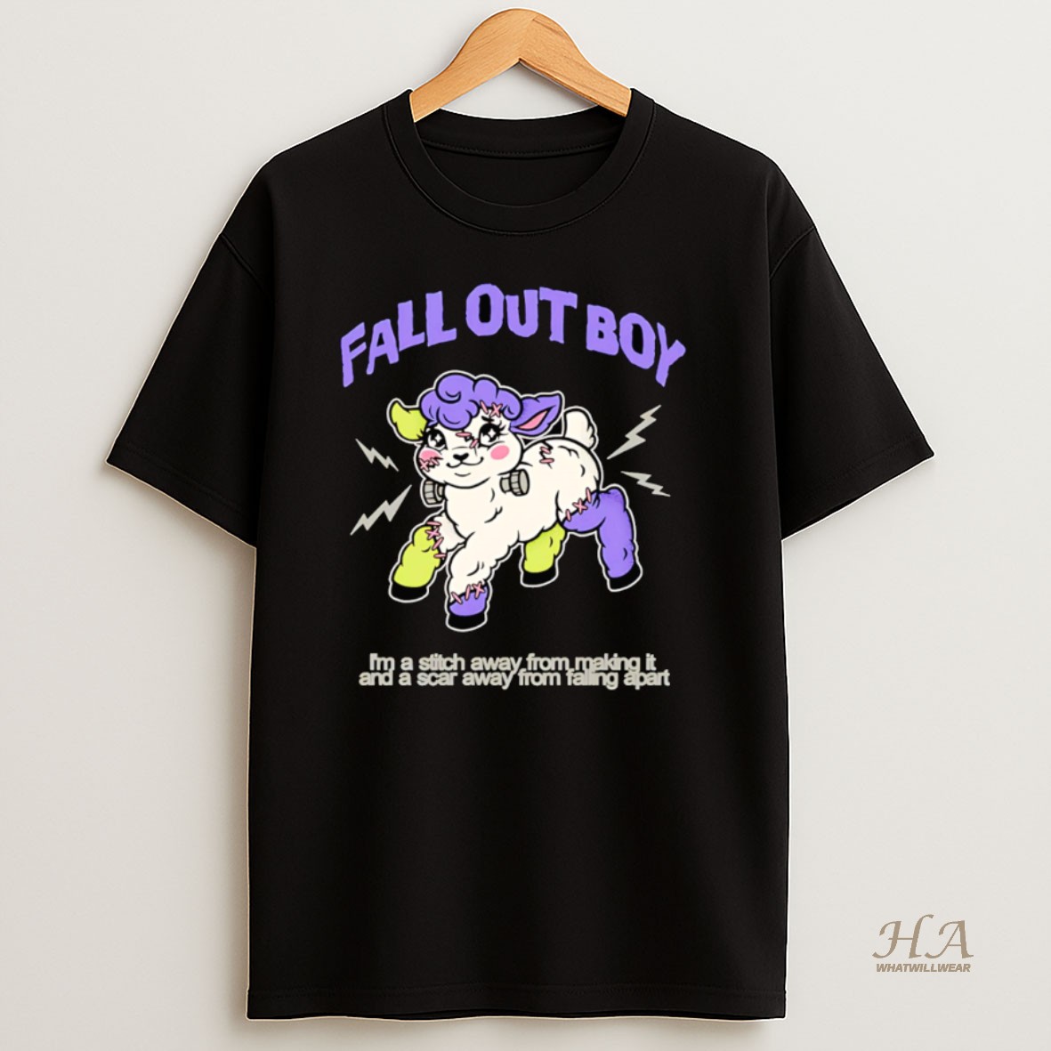 Official Frankenlamb Fall Out Boy T Shirt