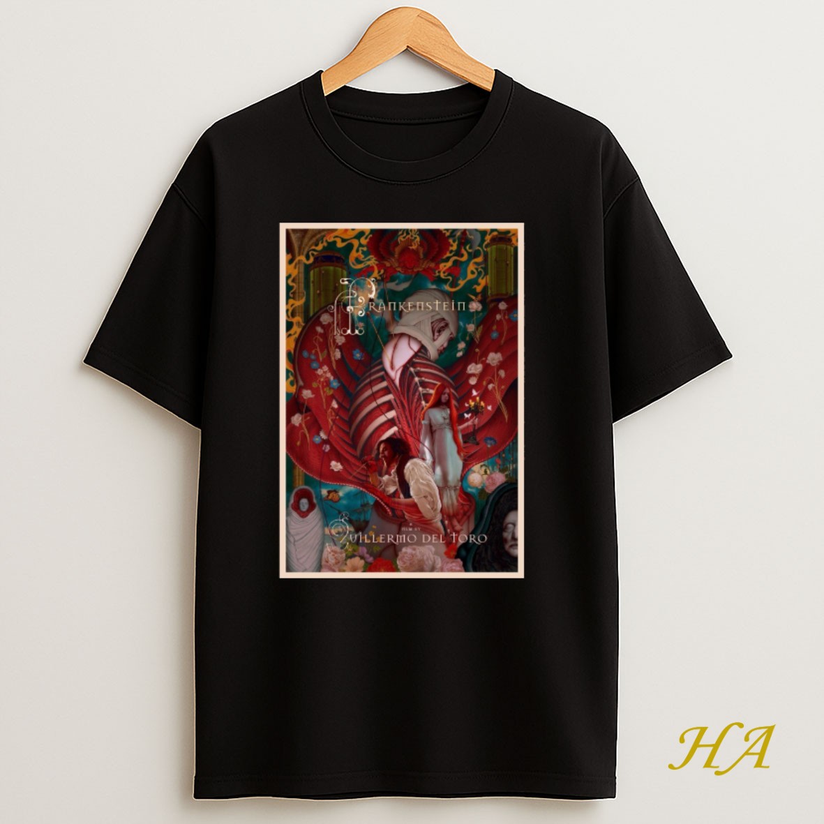 Official Frankenstein Film A Film By Villermo Del Toro 2025 T Shirt