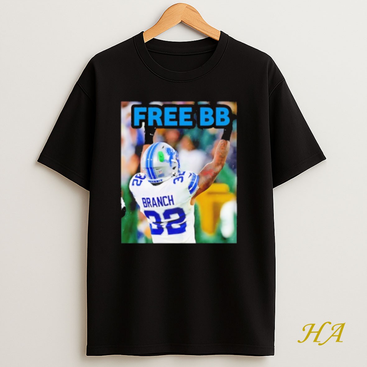 Official Free Bb Brian Branch Detroit Lions T Shirt