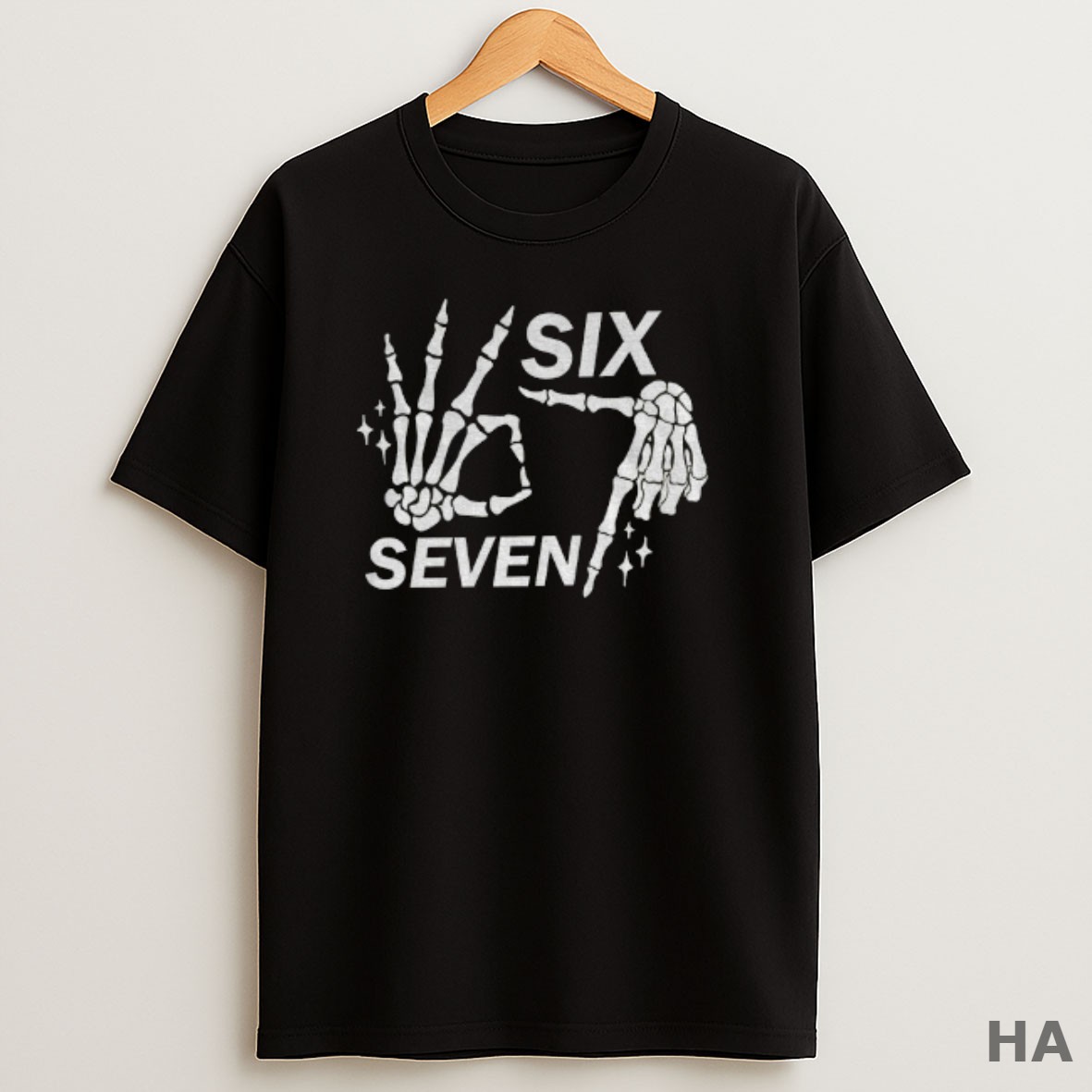 Official Funny Halloween Bones 6 7 Meme T Shirt