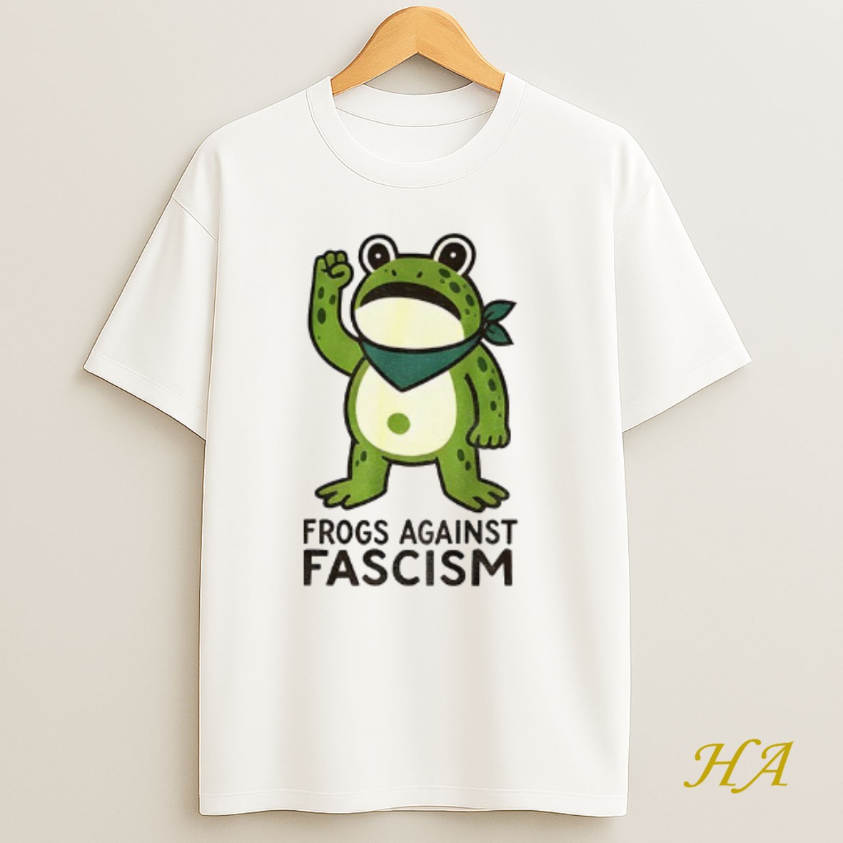 Official Funny Protest Frog Frogs Against Fascism T Shirt