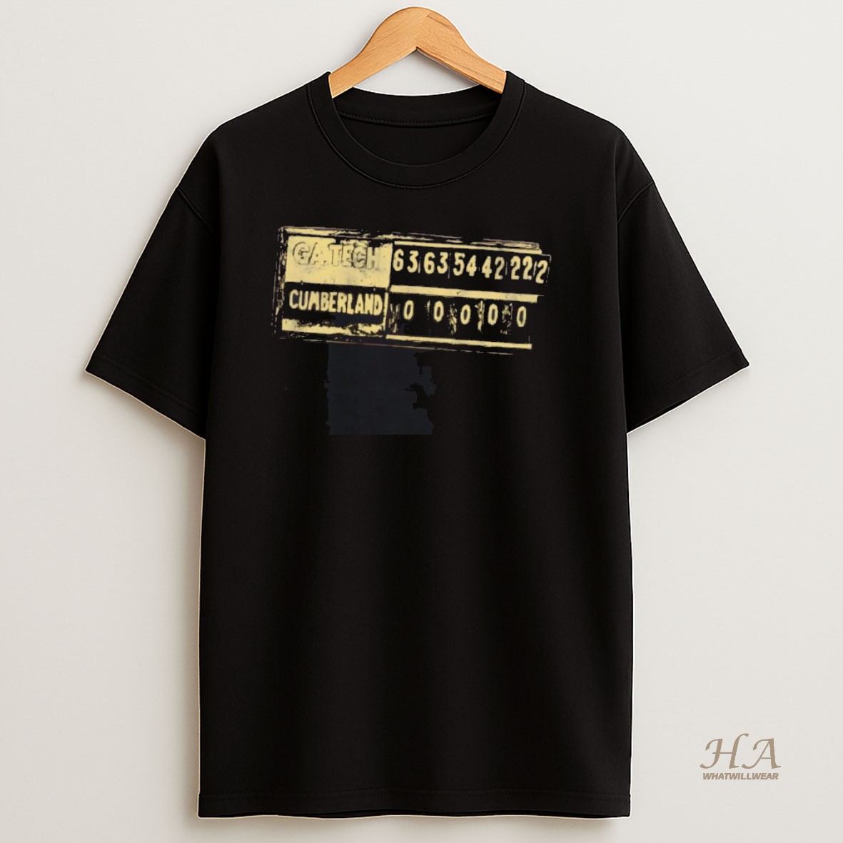 Official Georgia Tech Yellow Jackets Score Cumberland Shirt
