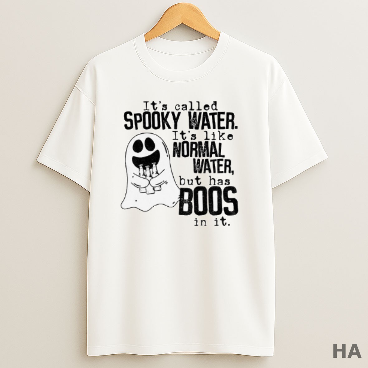 Official Ghost Its Called Spooky Water Its Like Normal Water But Has Blood In It T Shirt