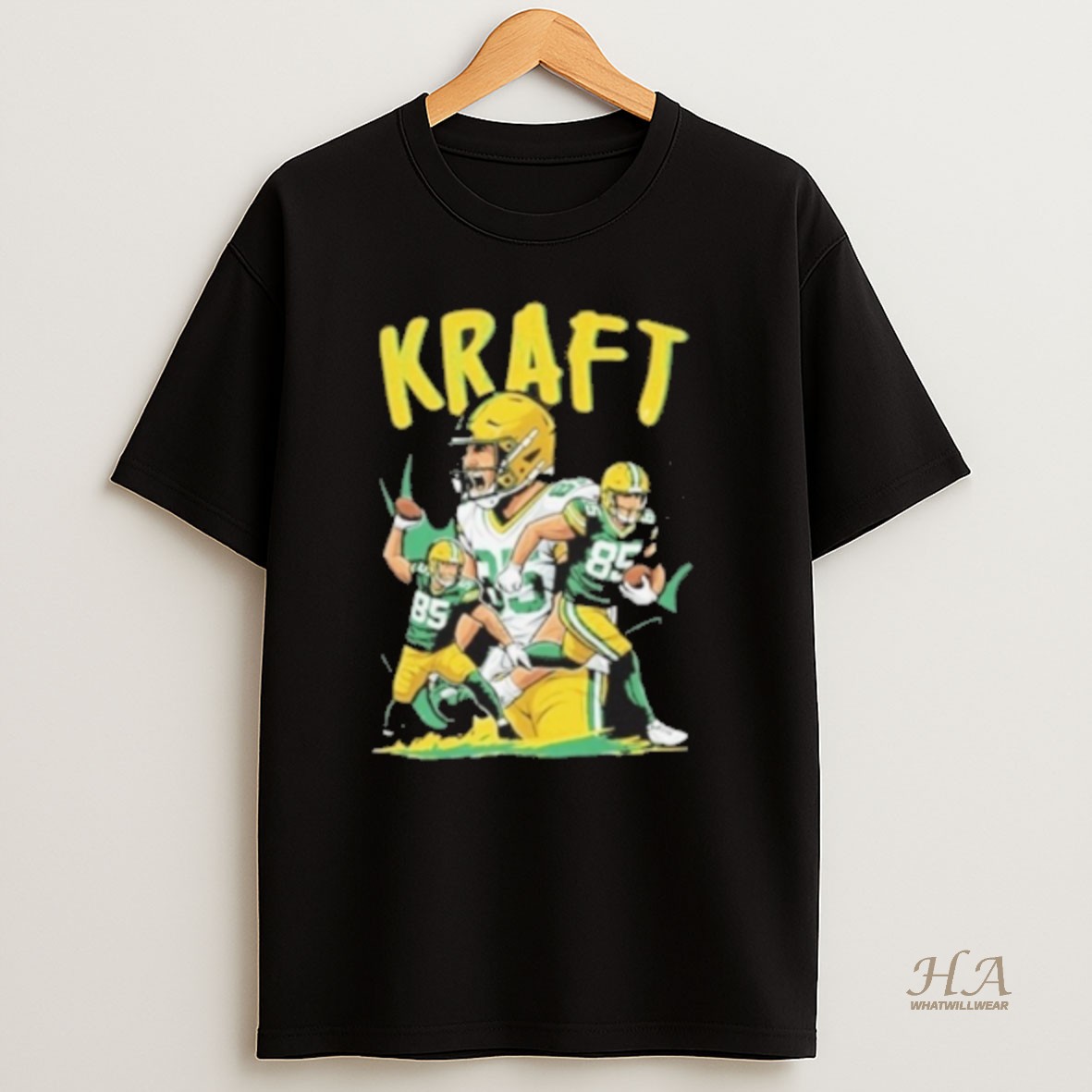 Official Green Bay Football Tucker Kraft T Shirt