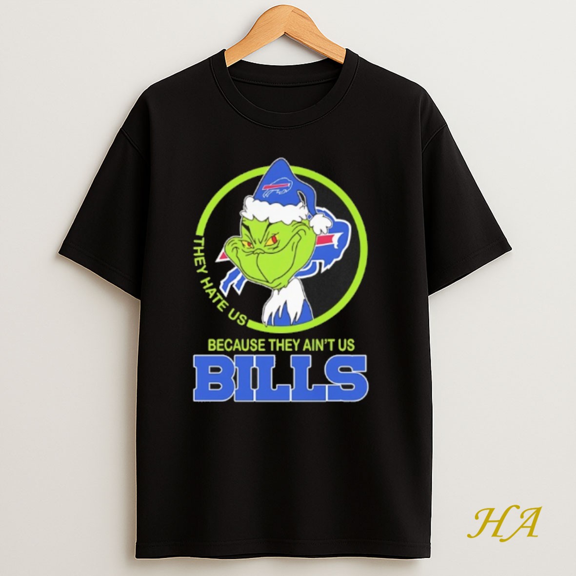 Official Grinch Christmas 2025 They Hate Us Because They Aint Us Buffalo Bills Shirt
