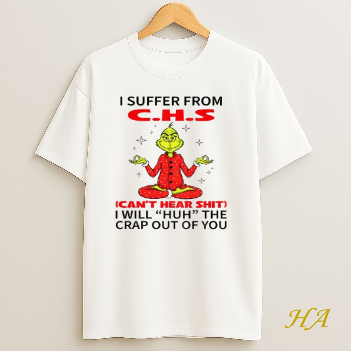 Official Grinch I Suffer From C H T Shirt