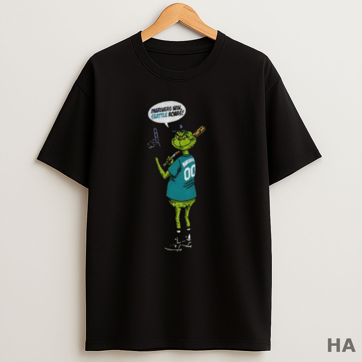 Official Grinch Mariners Win Seattle Roars Fan Of Seattle Mariners Mlb Baseball T Shirt