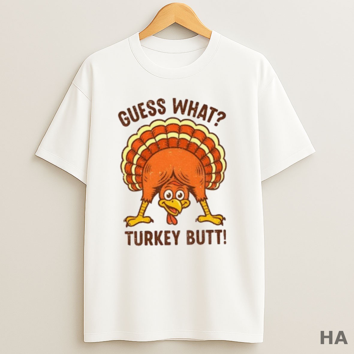 Official Guess What Turkey Butt Thanksgiving T Shirt