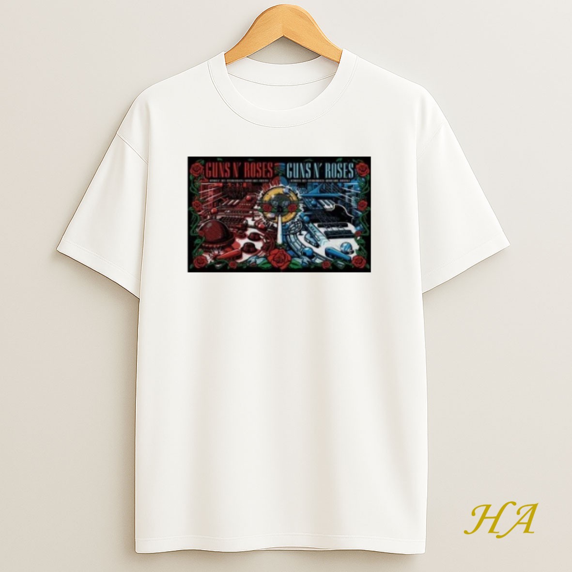 Official Guns N Roses Oct 17 18 2025 Buenos Aires Argentina T Shirt