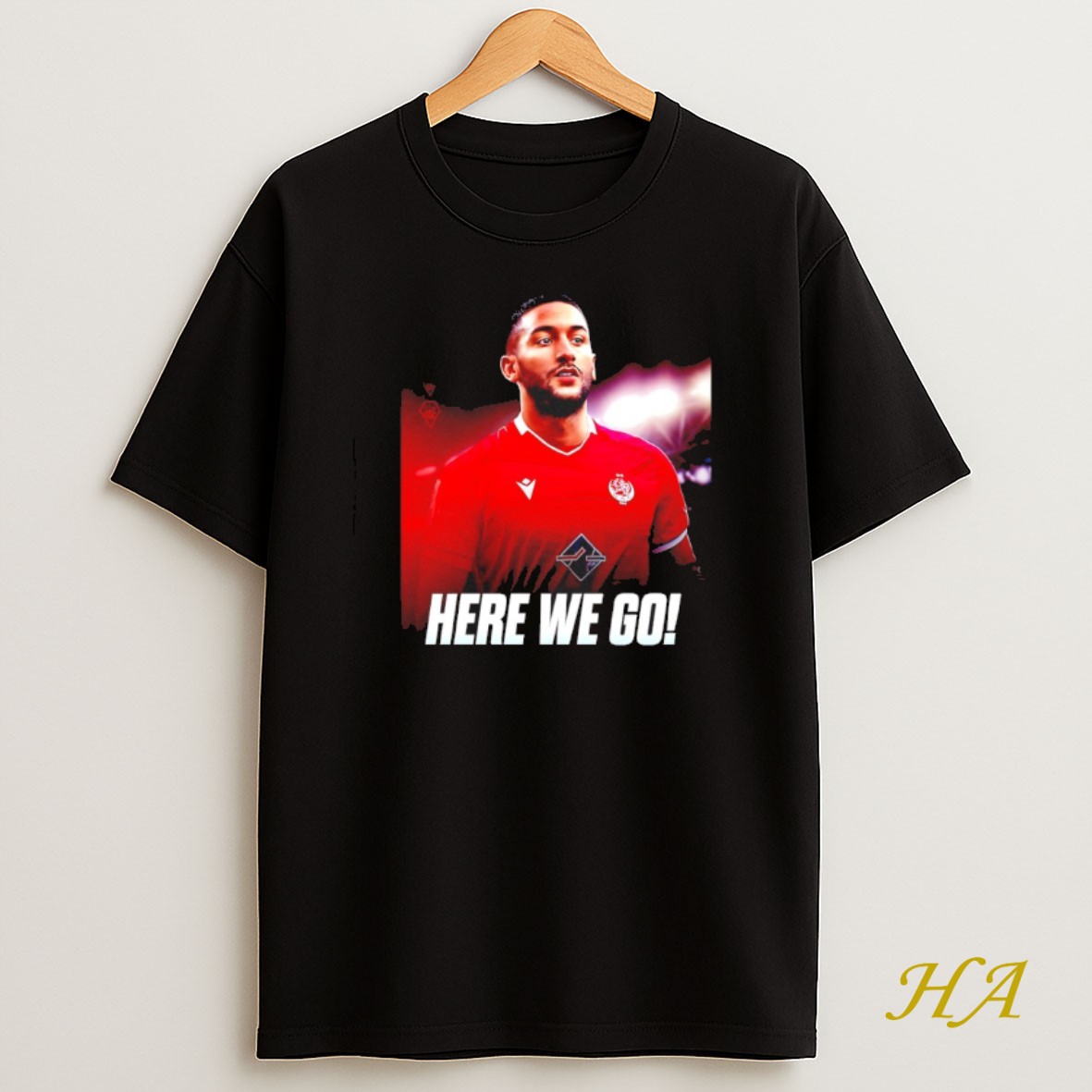Official Hakim Ziyech To Wydad Casablanca We Here Go Shirt