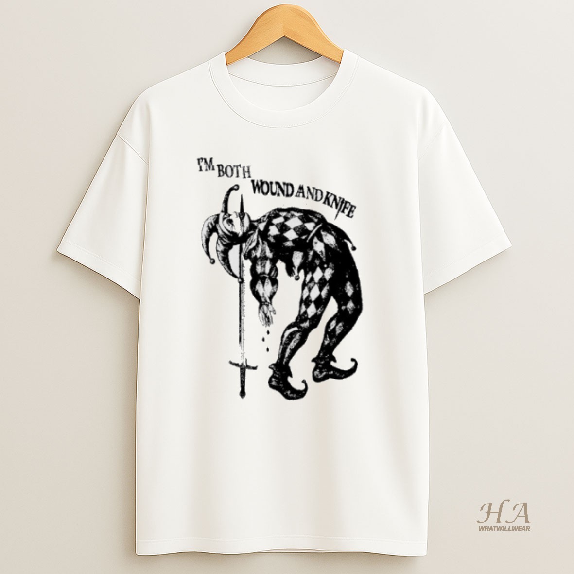 Official Harlequin Im Both Wound And Knife Shirt