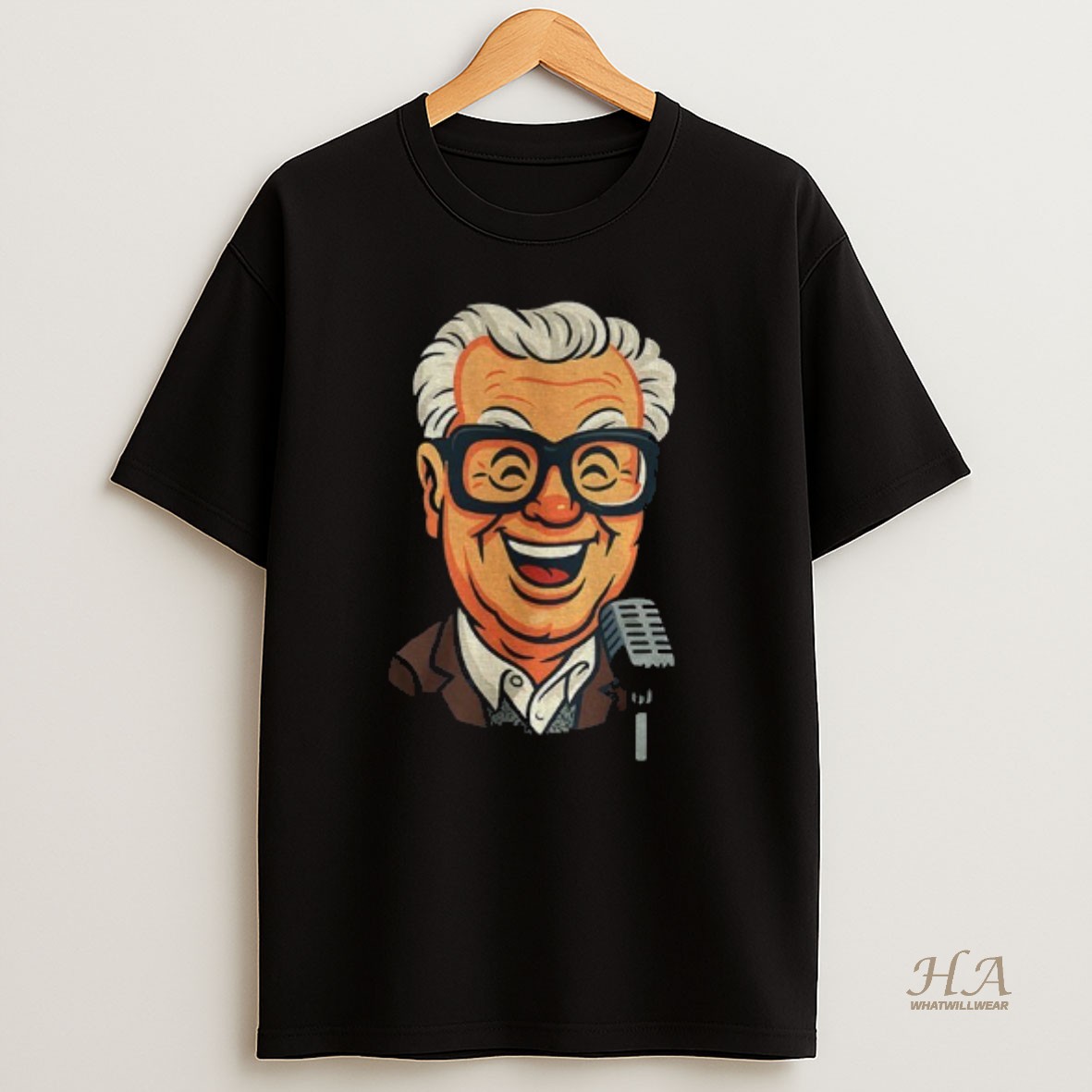 Official Harry Caray Cartoon Tribute Sports Commentator Baseball Fan Gift Shirt