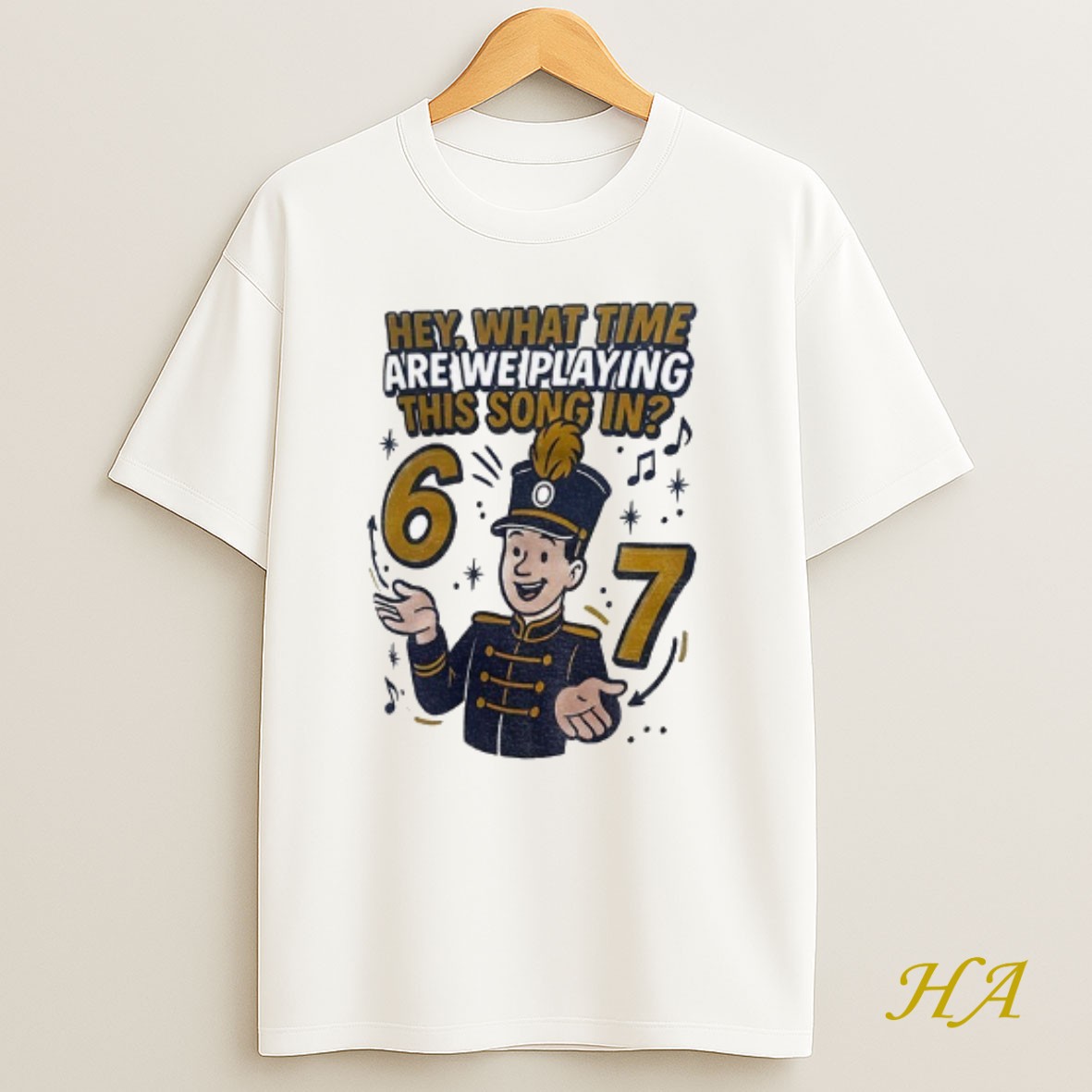 Official Hey What Time Are We Playing This Song In 6 7 T Shirt