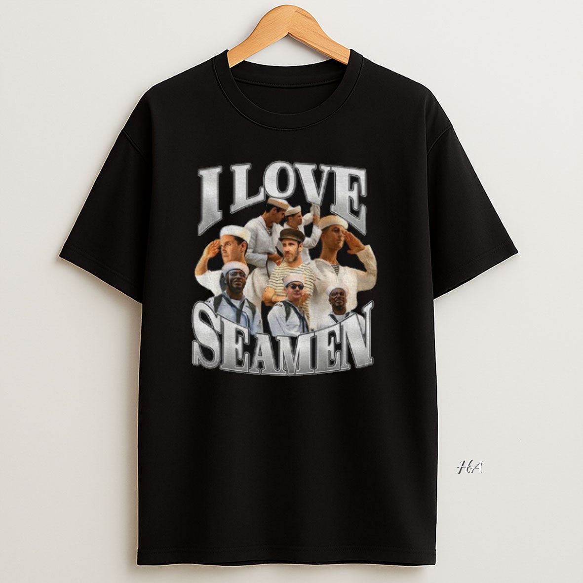Official I Love Seamen Graphic Funny Meme T Shirt