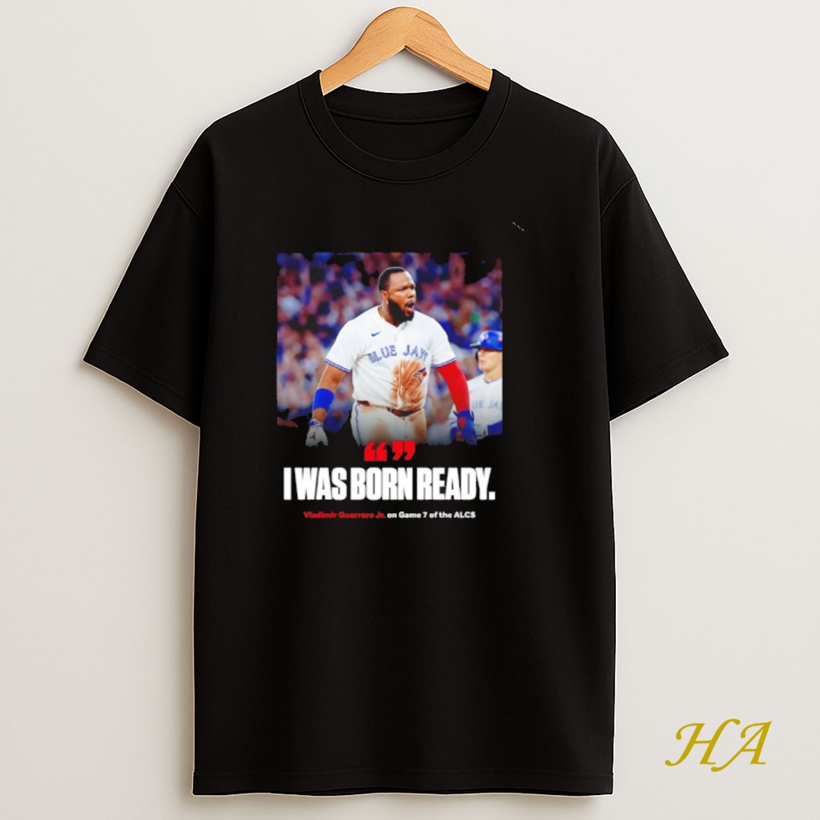 Official I Was Born Ready Vladimir Guerrero Jr T Shirt
