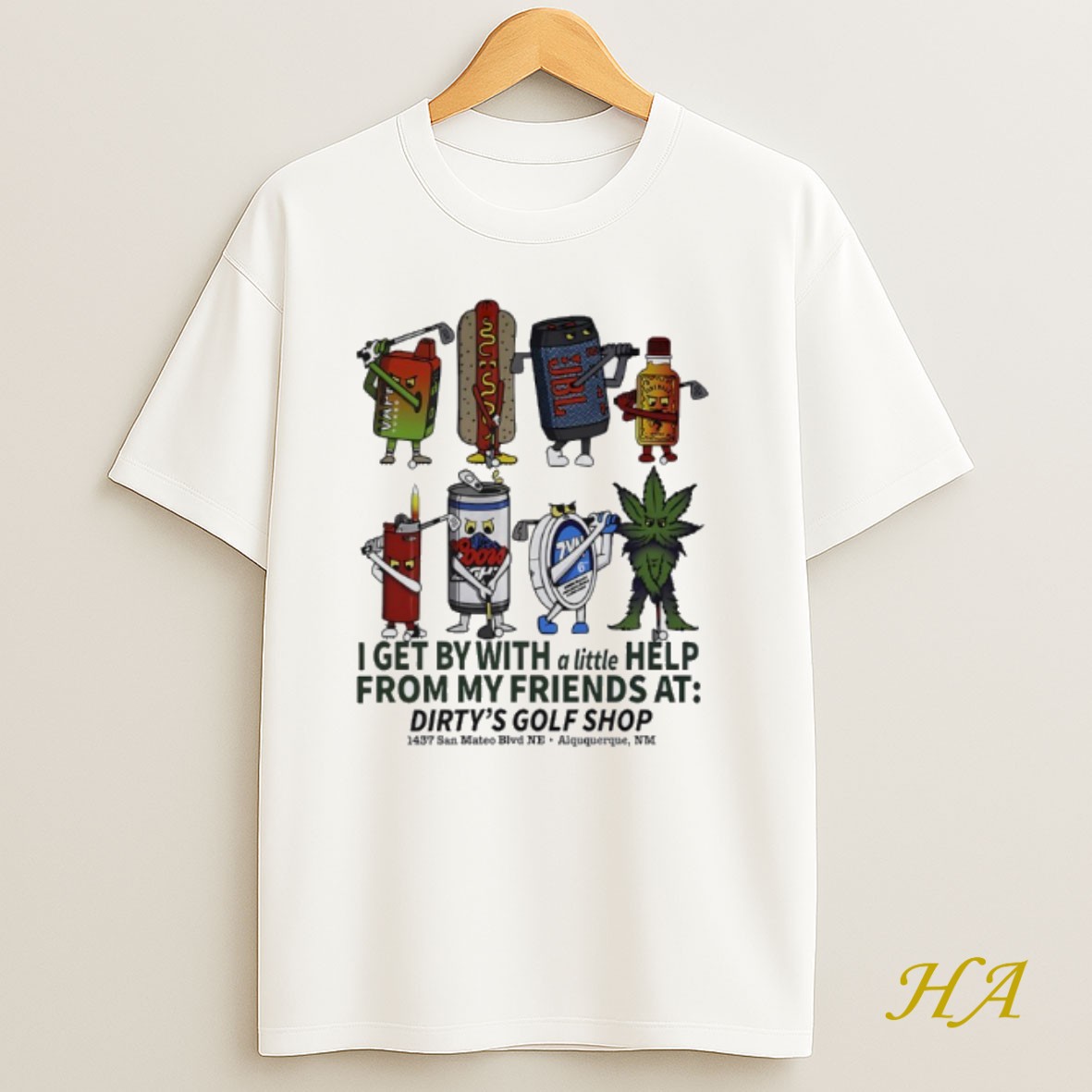Official I Get By With A Little Help From My Friends At Shirt