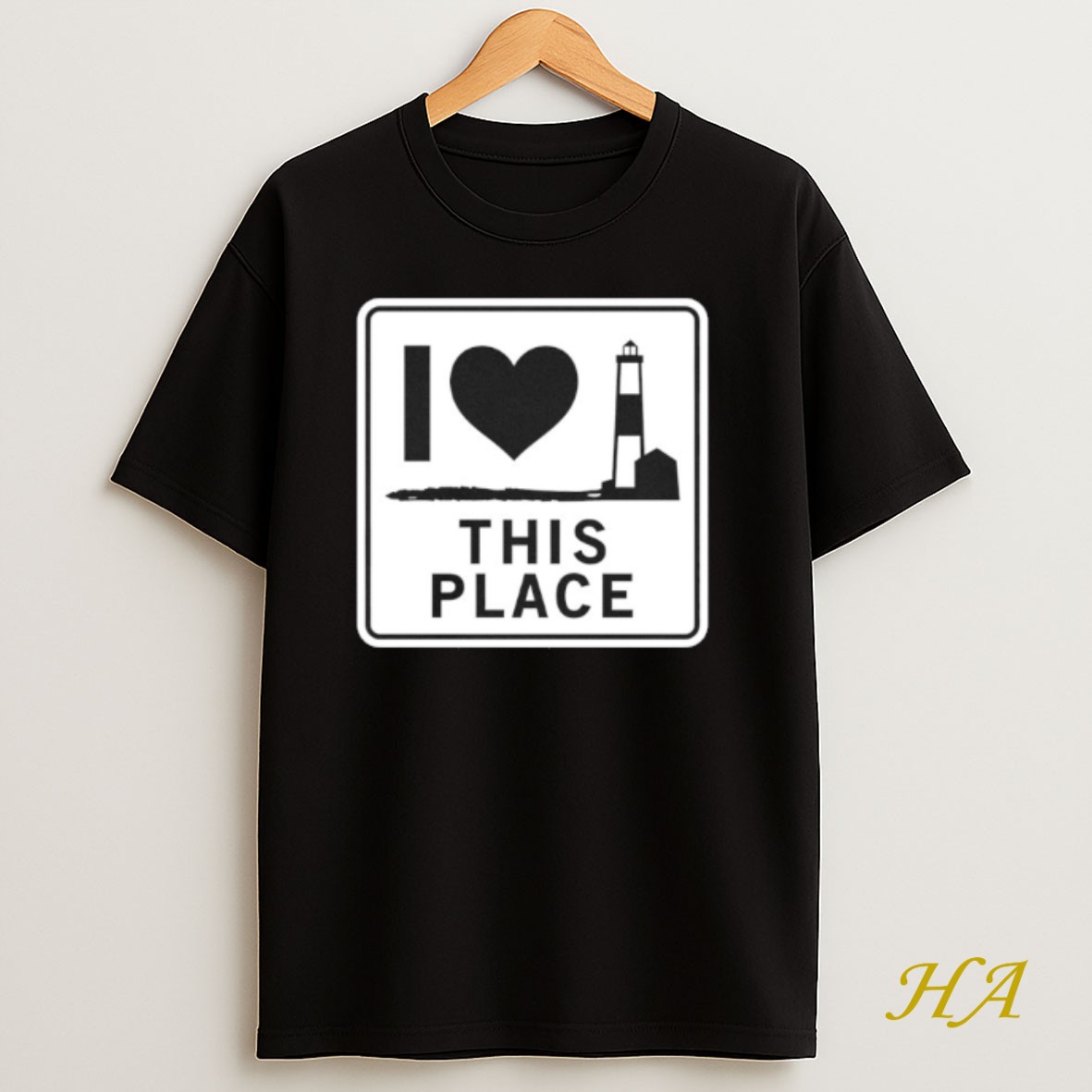 Official I Love This Place Sign New York Islanders Shirt