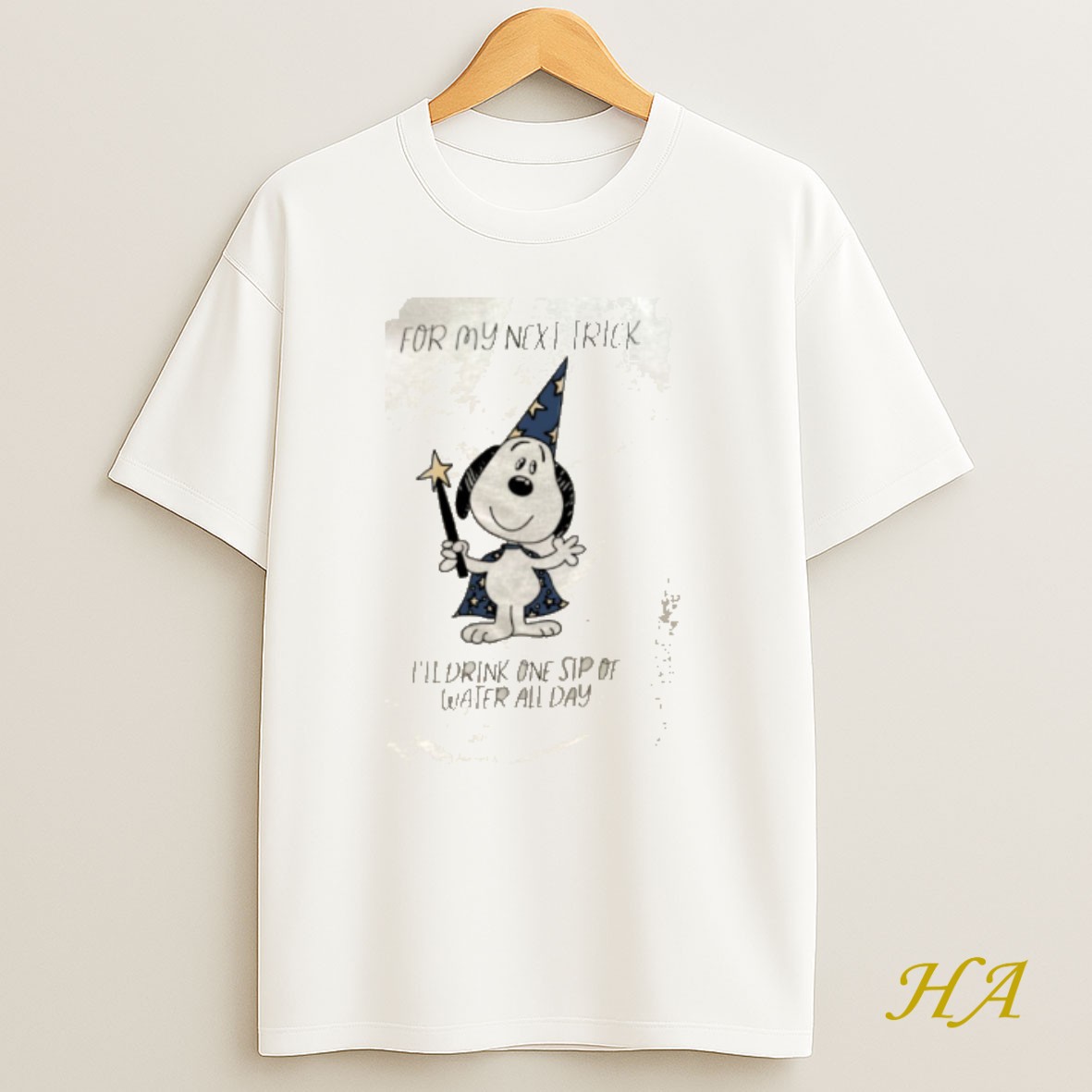 Official Ikyjb1xy Snoopy For My Next Trick Ill Drink One Sip Of Water All Day Shirt