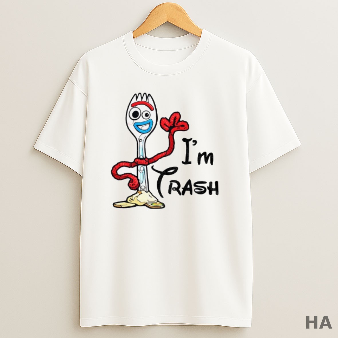 Official Im Trash Fork Toy Story T Shirt