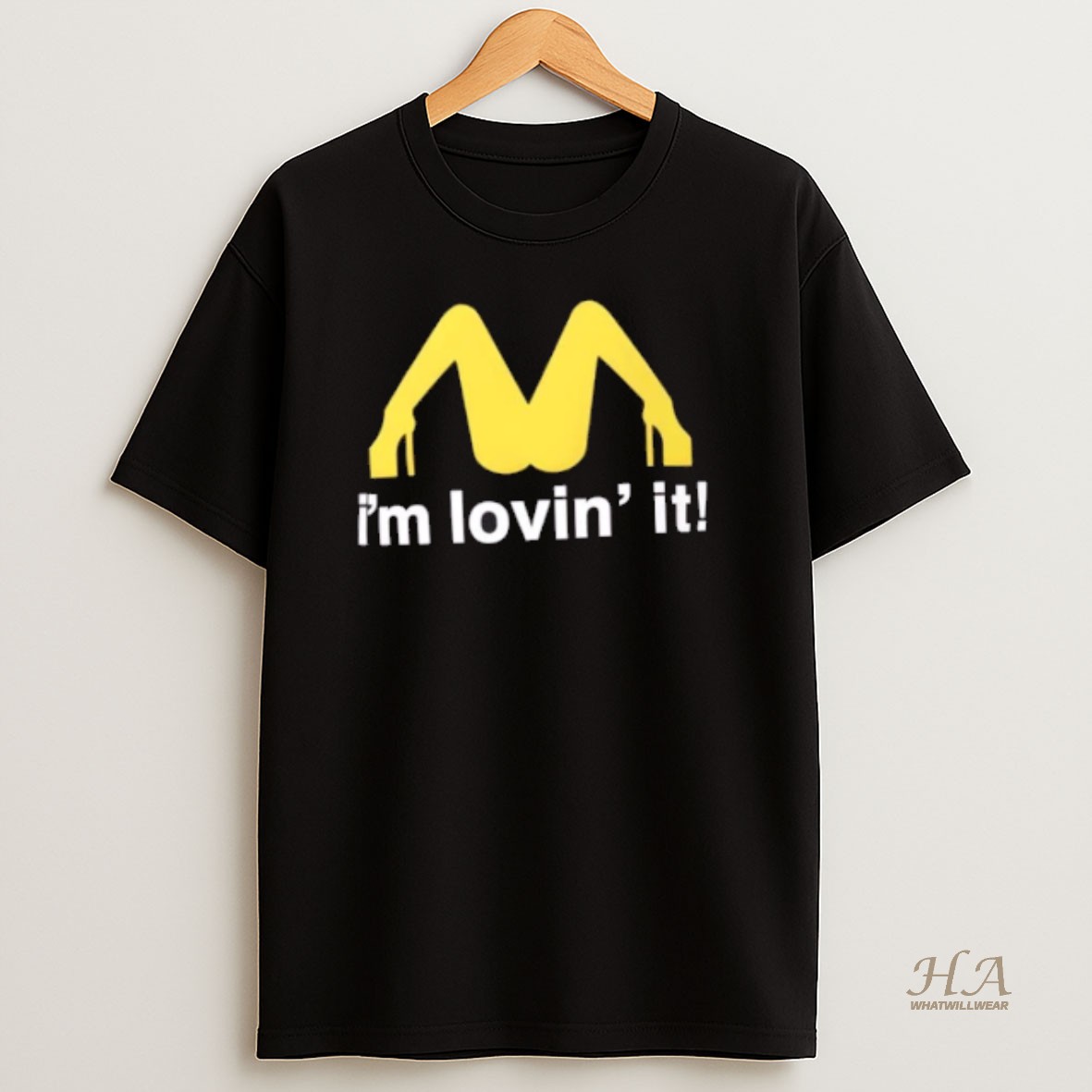 Official Im Lovin It Funny Parody Adult Humor T Shirt