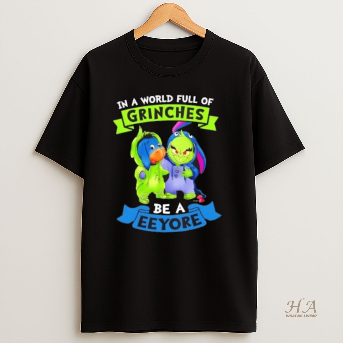 Official In A World Full Of Grinches Be A Eeyore Cosplay T Shirt