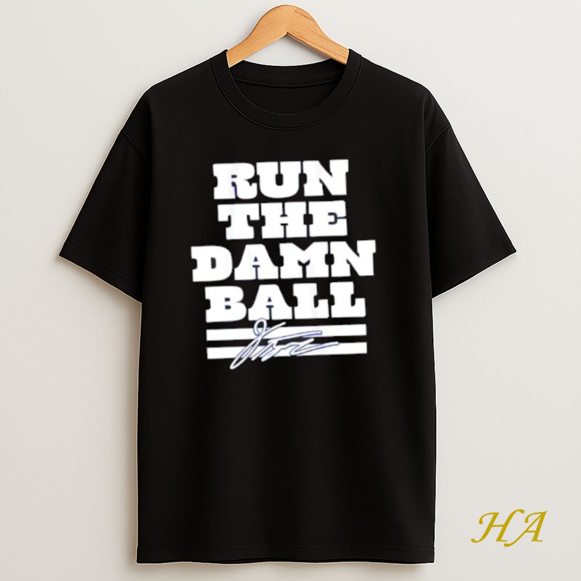 Official Indianapolis Colts Jonathan Taylor Run The Damn Ball Signature T Shirt