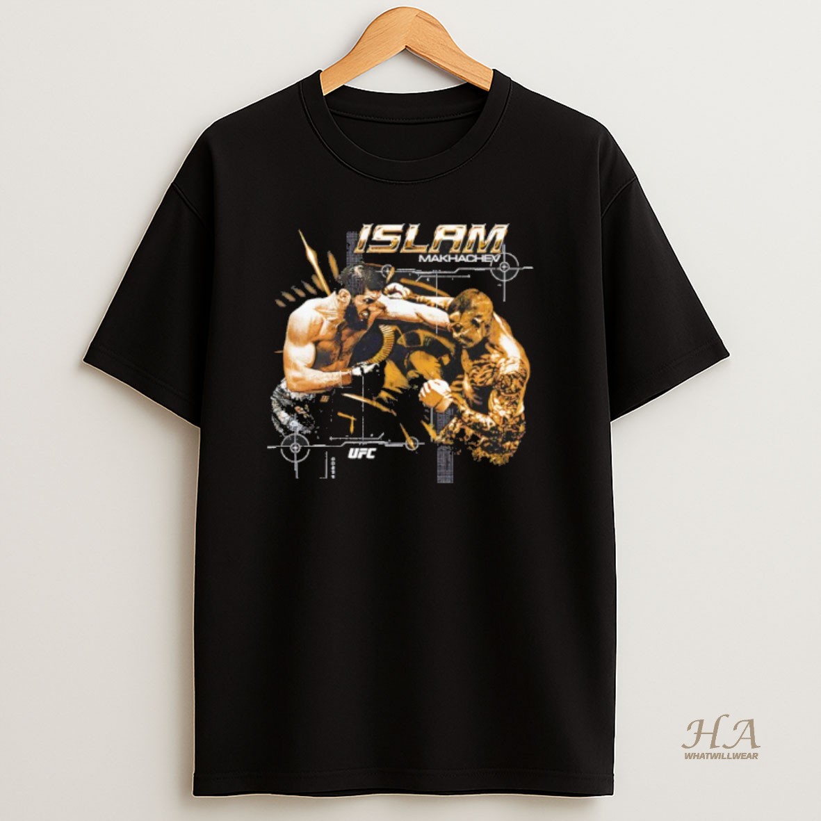 Official Islam Makhachev Vs Dustin Poirier Ufc Graphic Grunge Shirt