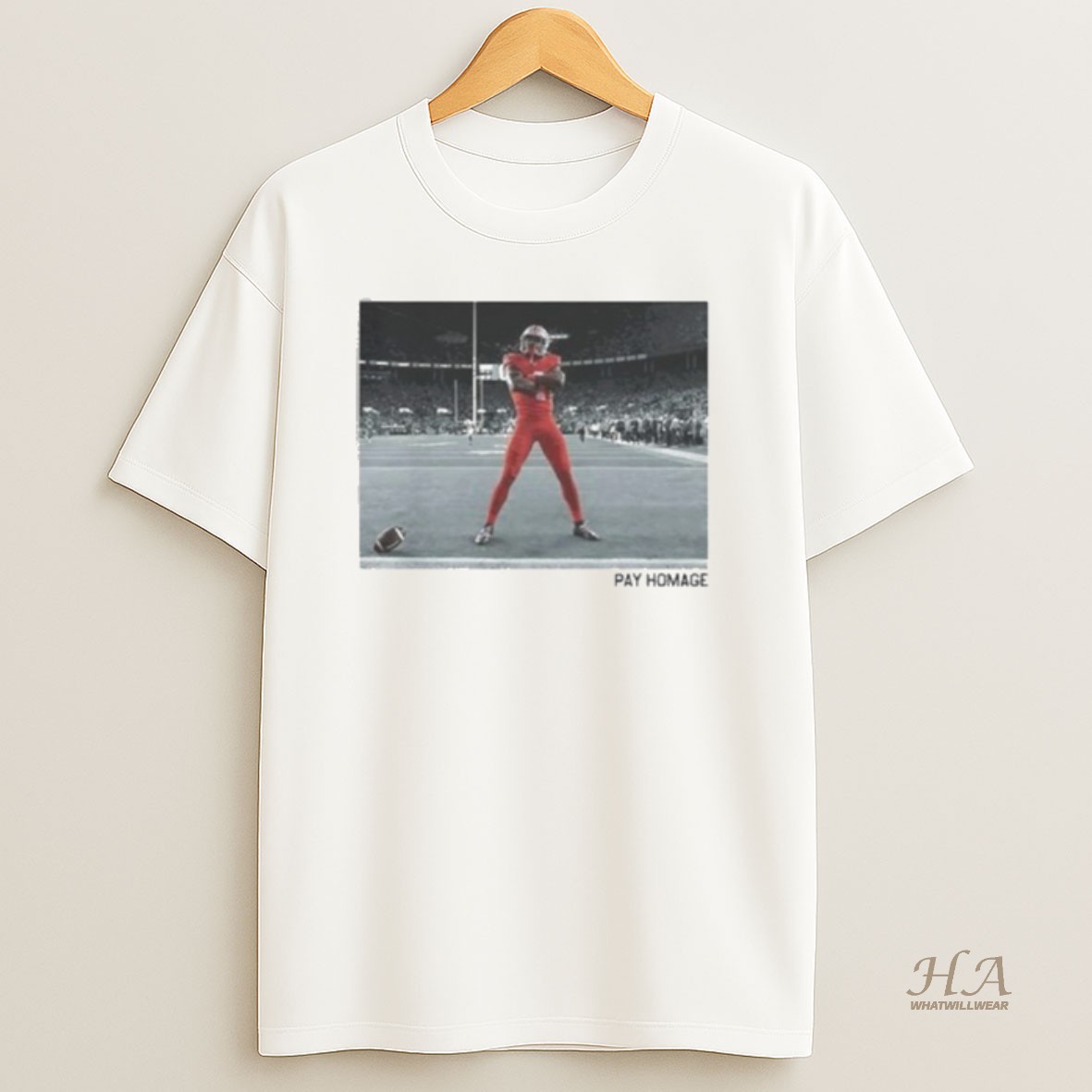 Official Jeremiah Smith Ohio State Buckeyes Football Pay Homage T Shirt