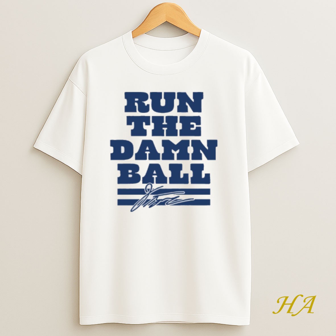 Official Jonathan Taylor Indianapolis Colts Run The Damn Ball Signature T Shirt
