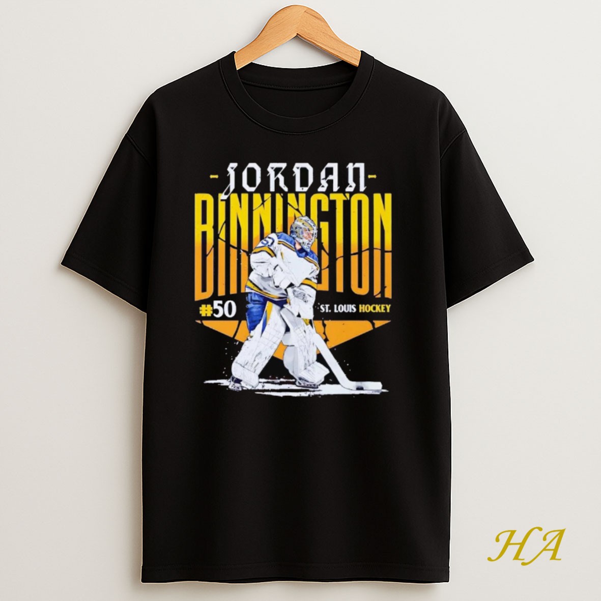 Official Jordan Binnington Portrait St T Shirt