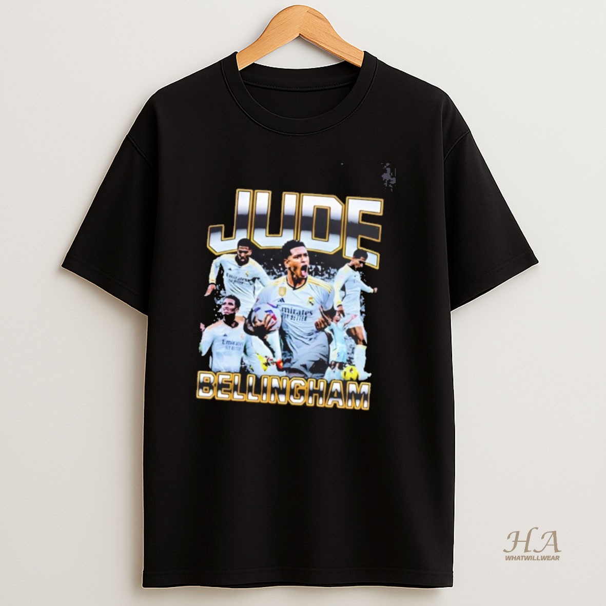 Official Jude Bellingham Picture Collage Real Madrid Fc Shirt