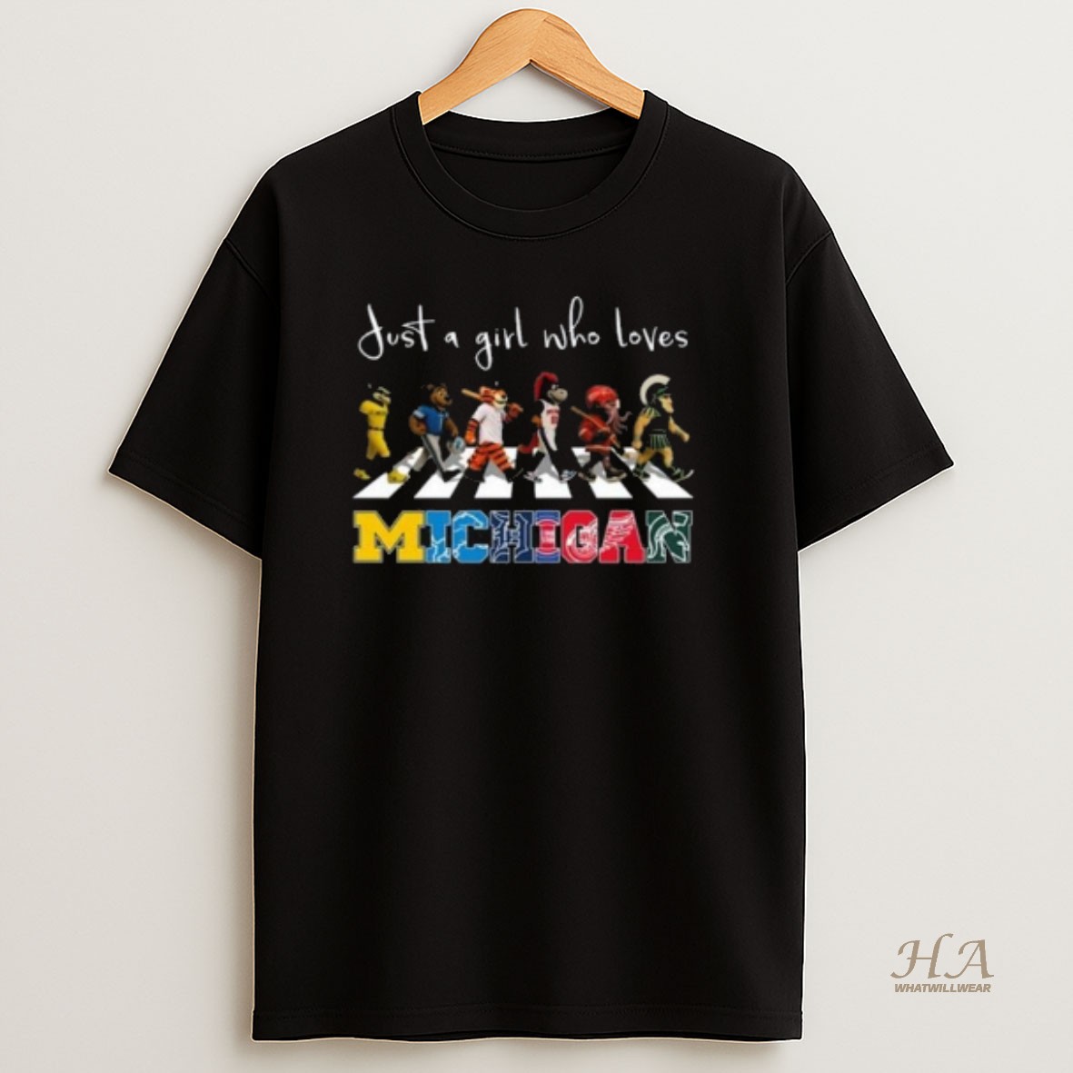 Official Just A Girl Who Loves Mascot Michigan City Sports All Team 2025 Long Sleve T Shirt