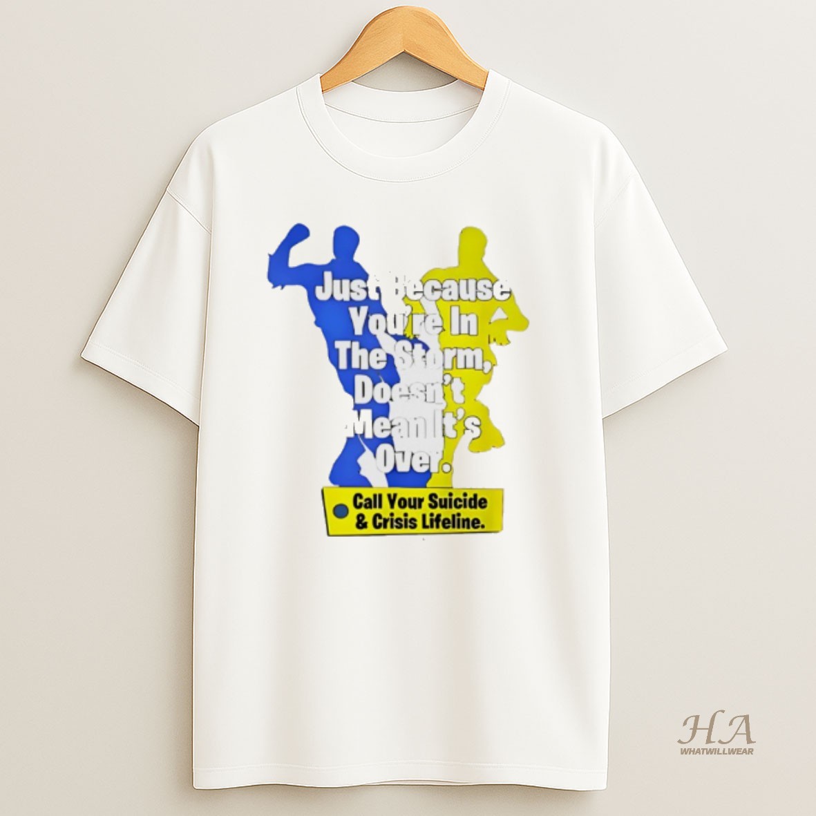 Official Just Because Youre In The Storm Doesnt Mean Its Over Shirt
