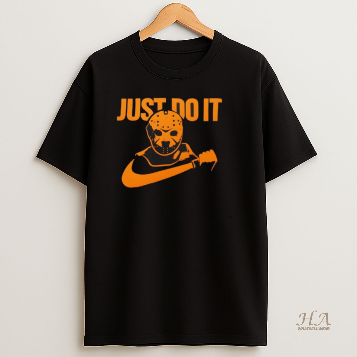 Official Just Do It Jason Voorhees Nike Logo Halloween T Shirt